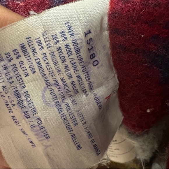 Vintage 80s Woolrich Denim Blanket Lined Barn Coat Chore Jacket Women Medium USA - Picture 9 of 9